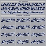 Maglia da baseball personalizzata autentica grigia, tonalità blu navy e bianca