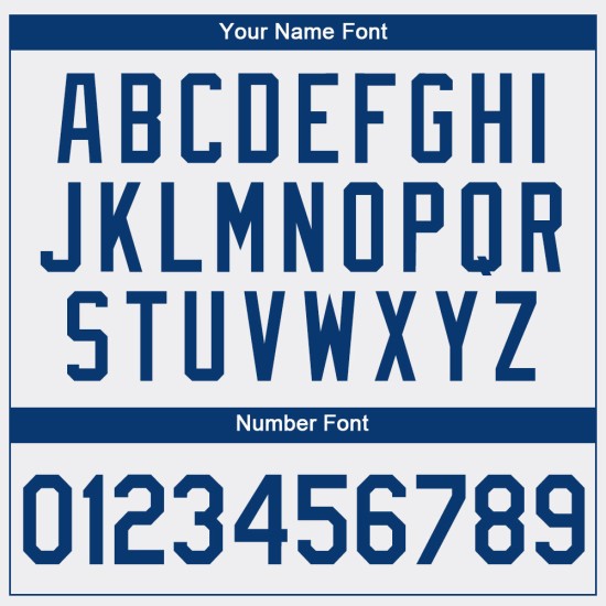 Maillot de baseball blanc authentique personnalisé Royal