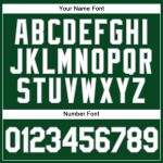 Maillot de baseball blanc authentique à rayures vertes et grises