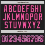 Maillot de baseball personnalisé bleu noir, rose clair, authentique Maillot de baseball personnalisé bleu noir, rose clair, authentique