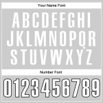 Maglia da baseball personalizzata autentica, a coste grigie, in maglia bianca e nera, stile retrò