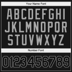 Maglia da baseball personalizzata autentica nera e oro Split Fashion