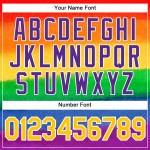 Le mois de la fierté et du baseball est un maillot LGBT authentique pour Rainbow Custom