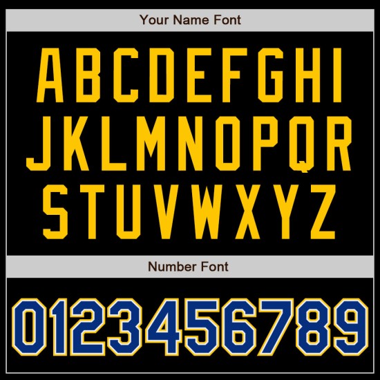 Maillot de baseball personnalisé noir authentique Royal-Gold Maillot de baseball personnalisé noir authentique Royal-Gold