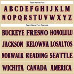 Maglia da baseball autentica personalizzata, blu navy e rossa