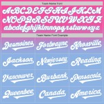 Maglia da baseball rosa personalizzata, blu, moda, bianca, sbiadita, autentica