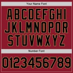 Maglia da baseball personalizzata autentica retrò bordeaux nera e oro antico